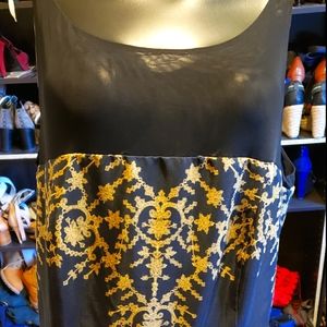 Brand New Taylor Beautiful Black and Gold Dress